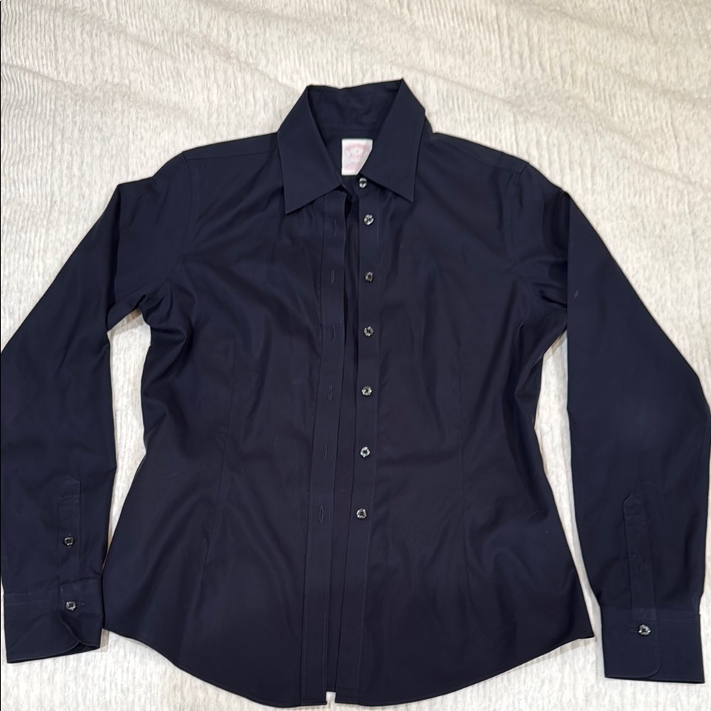 Women’s Navy Brooks Brother’s Dress Shirt